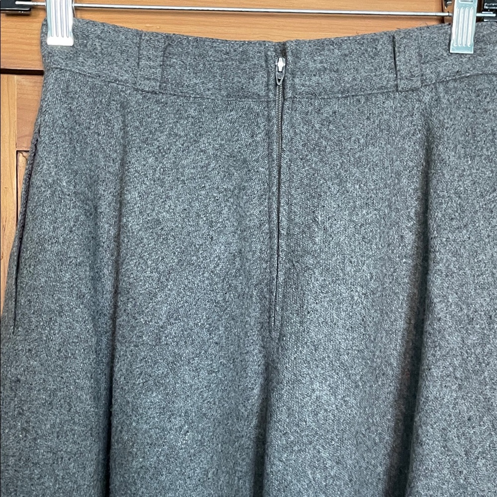 Chic Charcoal A-Line Skirt - Picture 4 of 7
